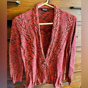 Nic + Zoe cardigan sweater, size XL